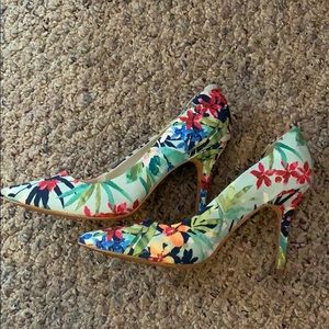 Floral heels